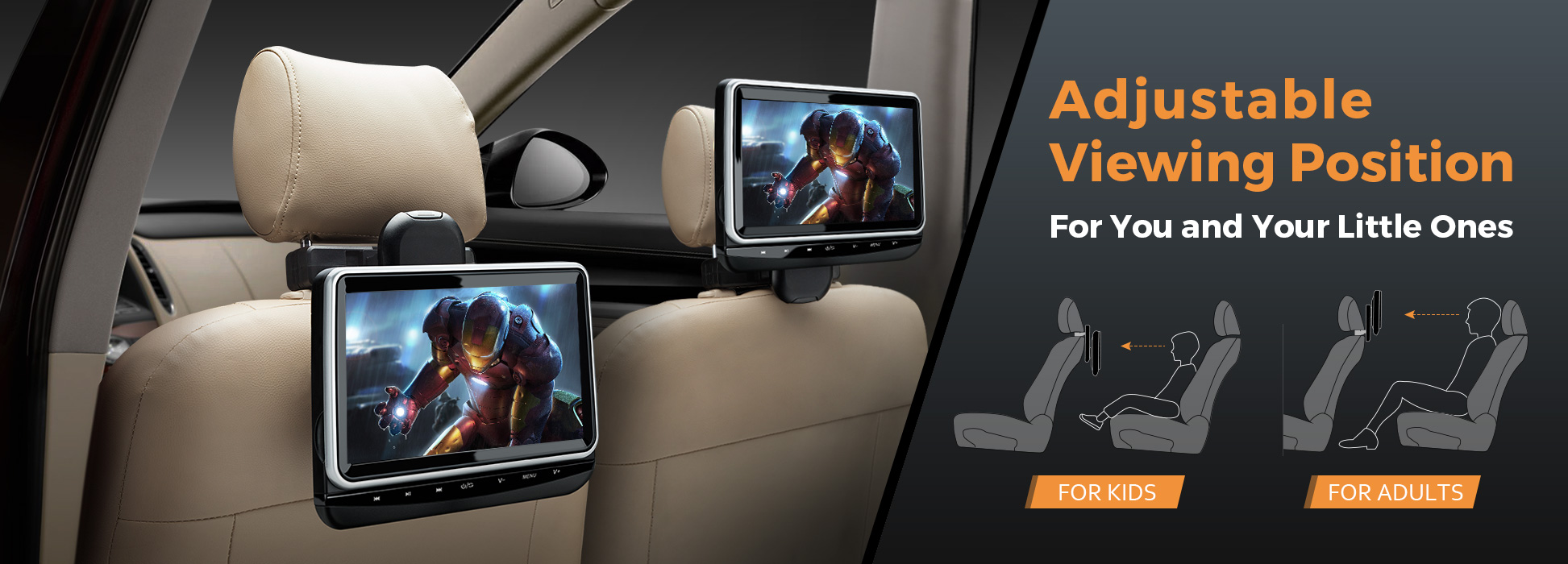 headrest dvd player